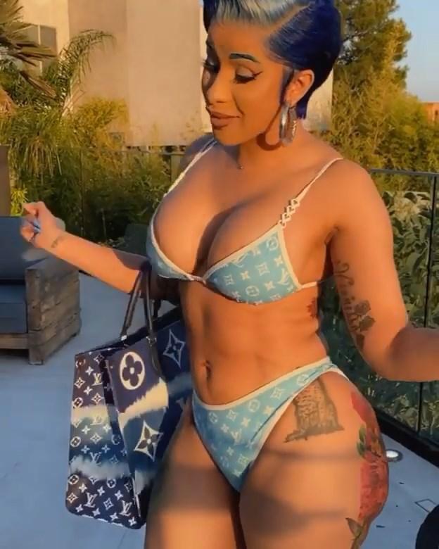 Cardi B Bikini Rant Outdoor Video Leaked InfluencerChicks