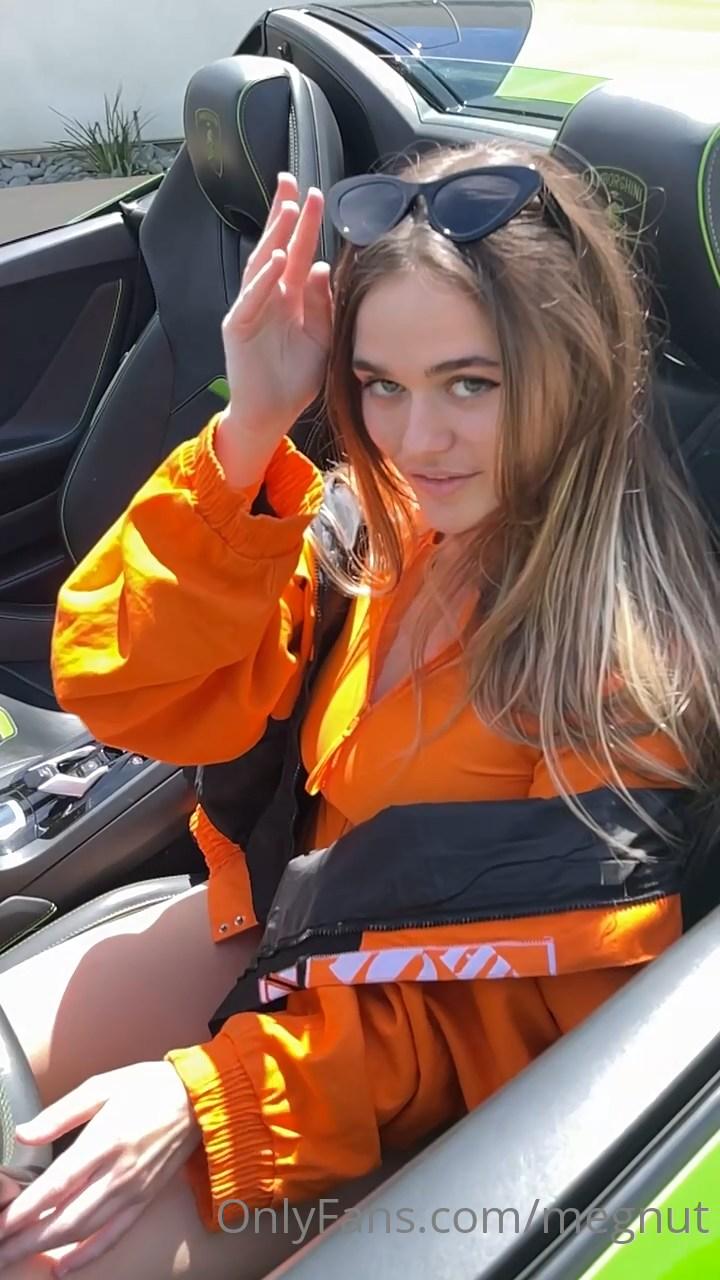 Megnutt02 Nude Strip In Sports Car Onlyfans Video Leaked InfluencerChicks