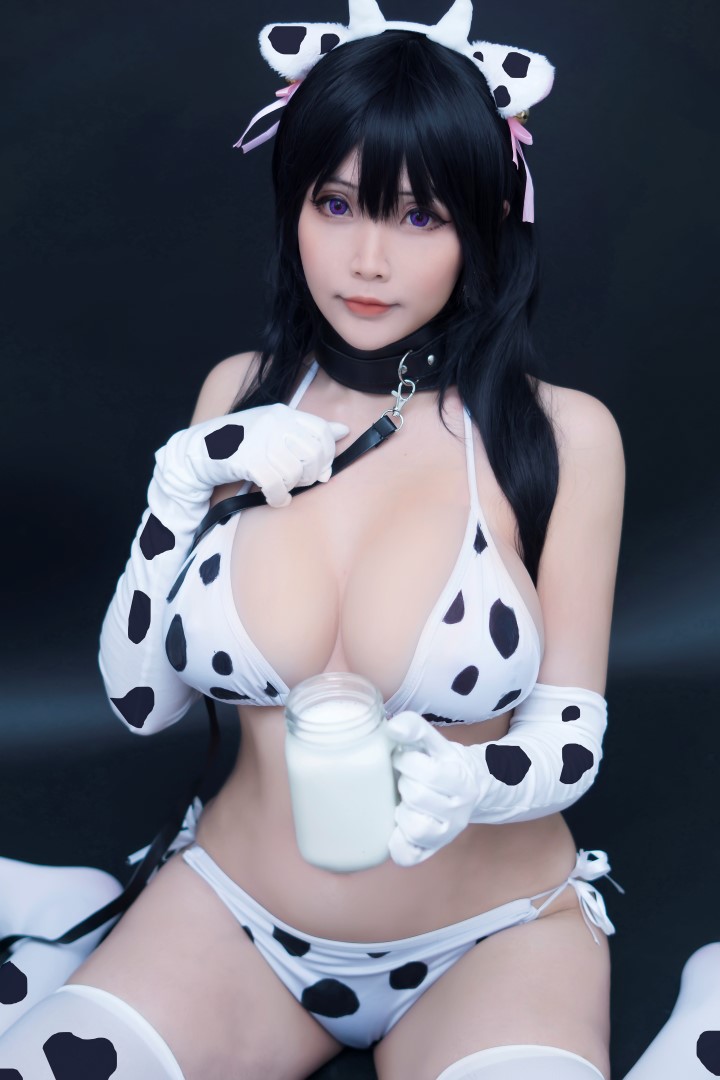 Hana Bunny Bikini Cosplay Cow Girl Lewd Photos 7