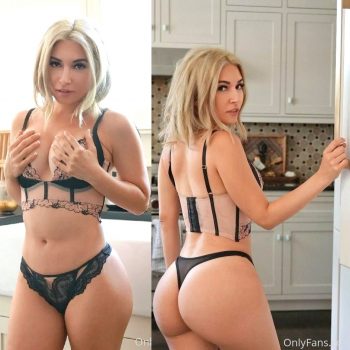 Alinity Kitchen Thong Lingerie Onlyfans Photos Leaked