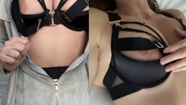 Christina Khalil Sheer Mesh Lingerie Nipples Holes Onlyfans Set Leaked