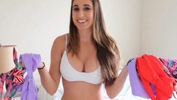 Christina Khalil Thong Bikini Try On Haul Video Leaked