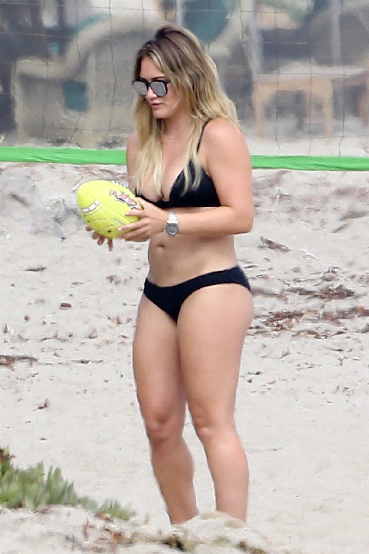 Hilary duff bikini beach candid set leaked