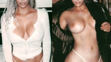 Kim Kardashian Topless Thong Magazine Photoshoot Leaked