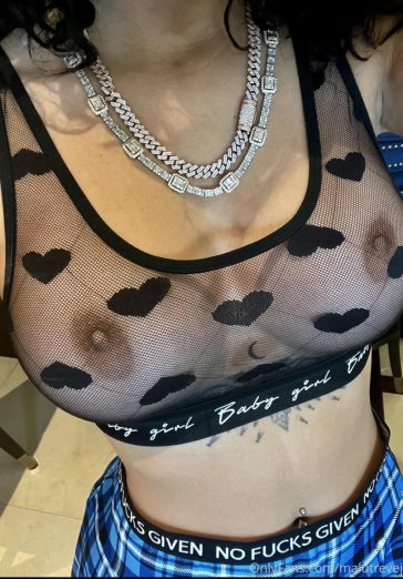 Malu Trevejo Boobs See Through Onlyfans Set Leaked