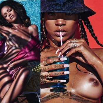 Rihanna Topless Magazine Photoshoot Leaked